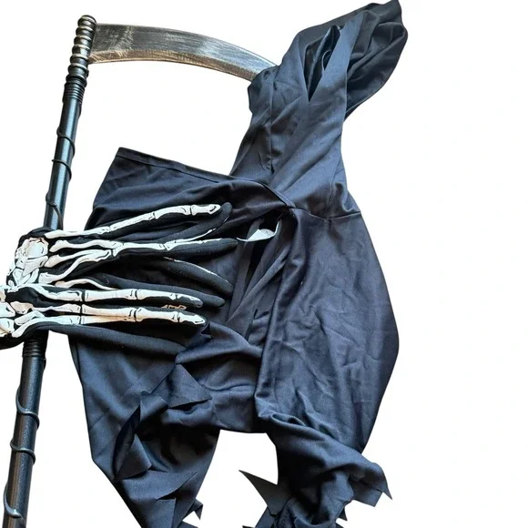 Spirit Halloween Reaper Youth Kids Size Large 12/14 Holiday Costume - Picture 4 of 6